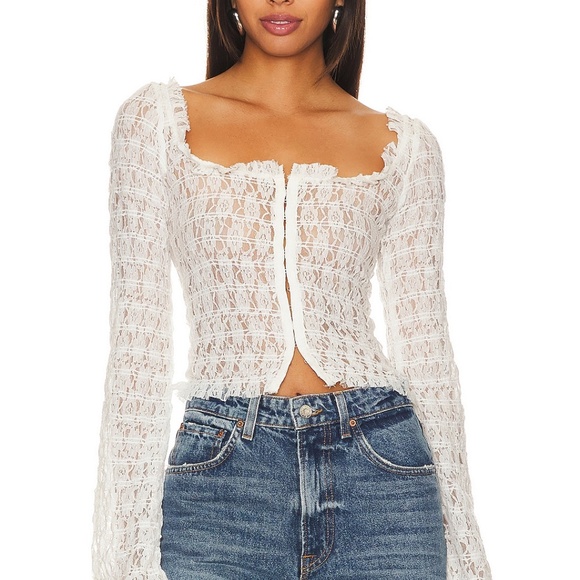 Free People Tops - Free People Madison Top white